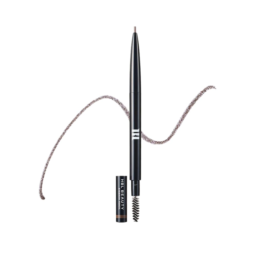 HBL BEAUTY (エイチビーエルビューティ) アイブロウ ペンシル 02 ブラウン 0.06g 眉 ペンシル 美しい線 描きやすさを追求 髪色 眉色 対応 ライトブラウン ブラウン ダークブラウン アッシュグレー 4色 サロン プロ仕様